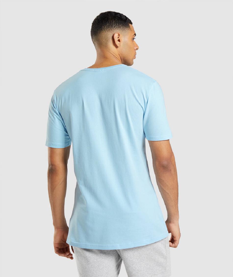 T Shirts Gymshark Essential Hombre Beige | CO 3343XYU